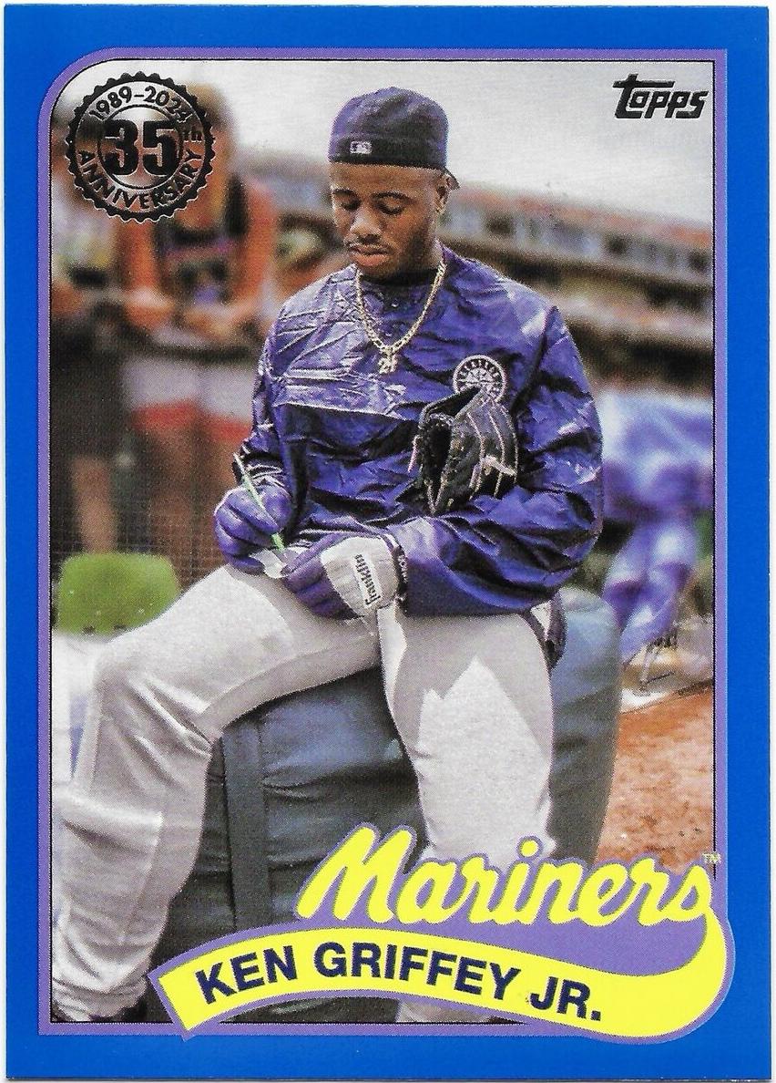 2024 Topps Update Baseball Blue Ken Griffey Jr. #89US-45 PSA 8