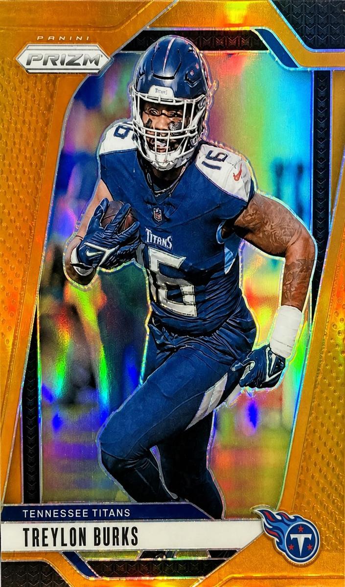 2024 Panini Prizm Football Orange Treylon Burks #281