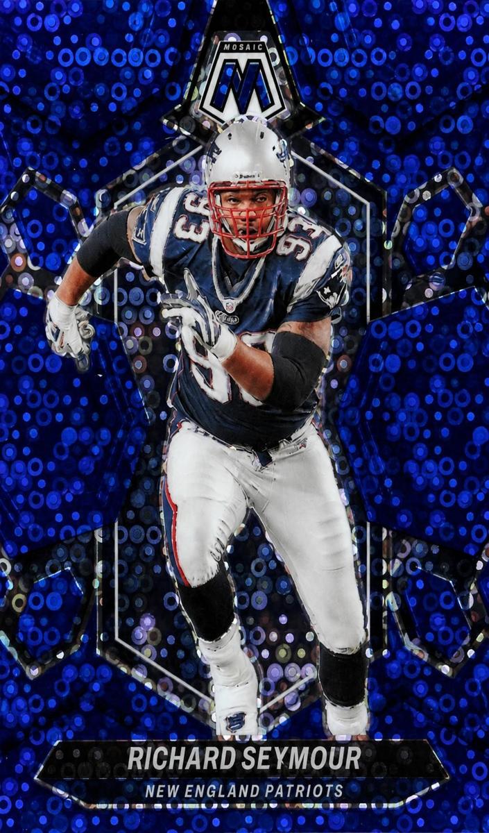 2024 Panini Mosaic Football No Huddle Blue Richard Seymour #245