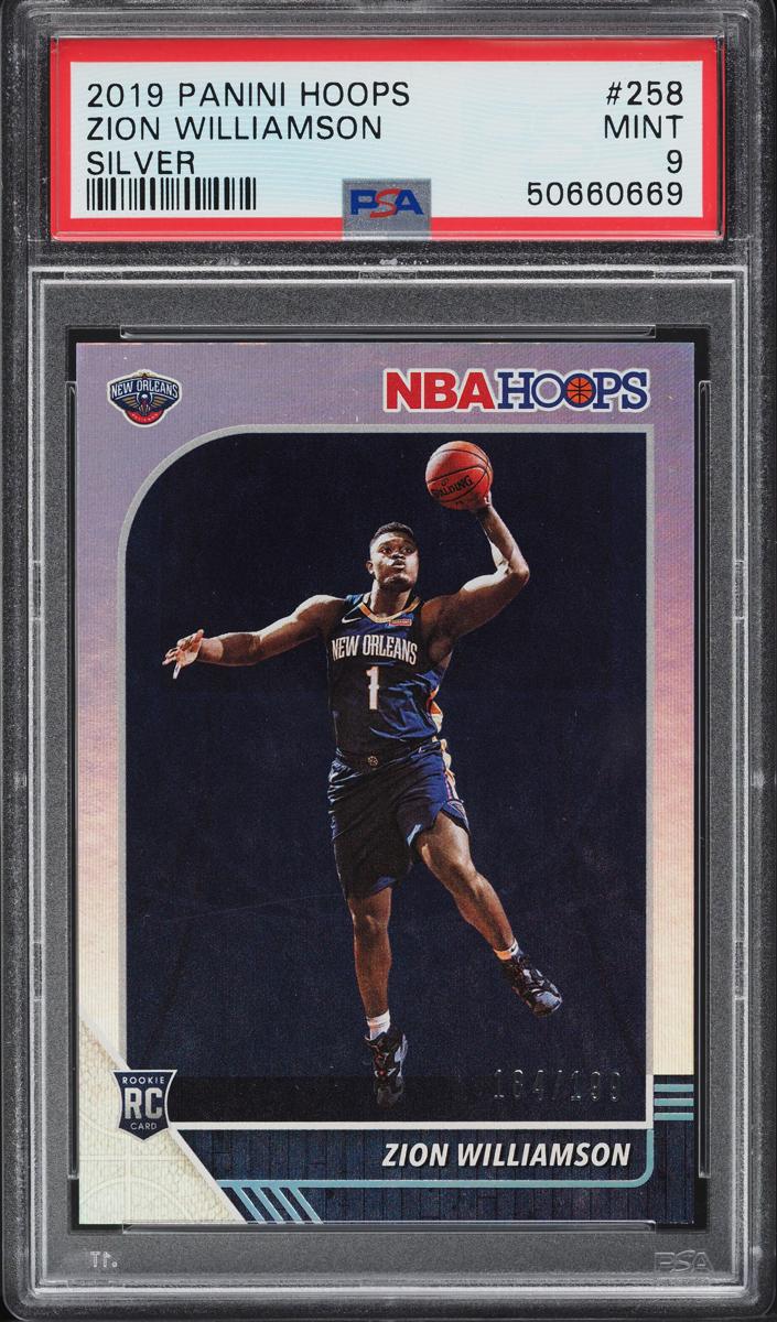 2019 Panini Hoops Basketball Silver Zion Williamson #258