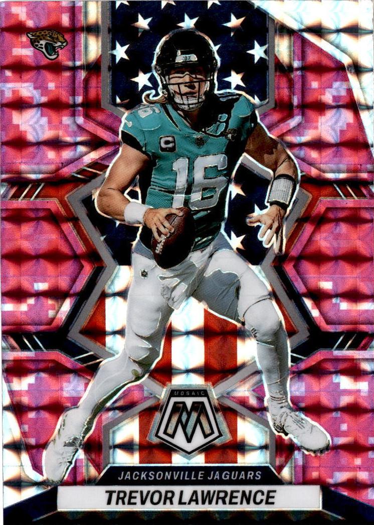 2022 Panini Mosaic Football Camo Pink Trevor Lawrence #267