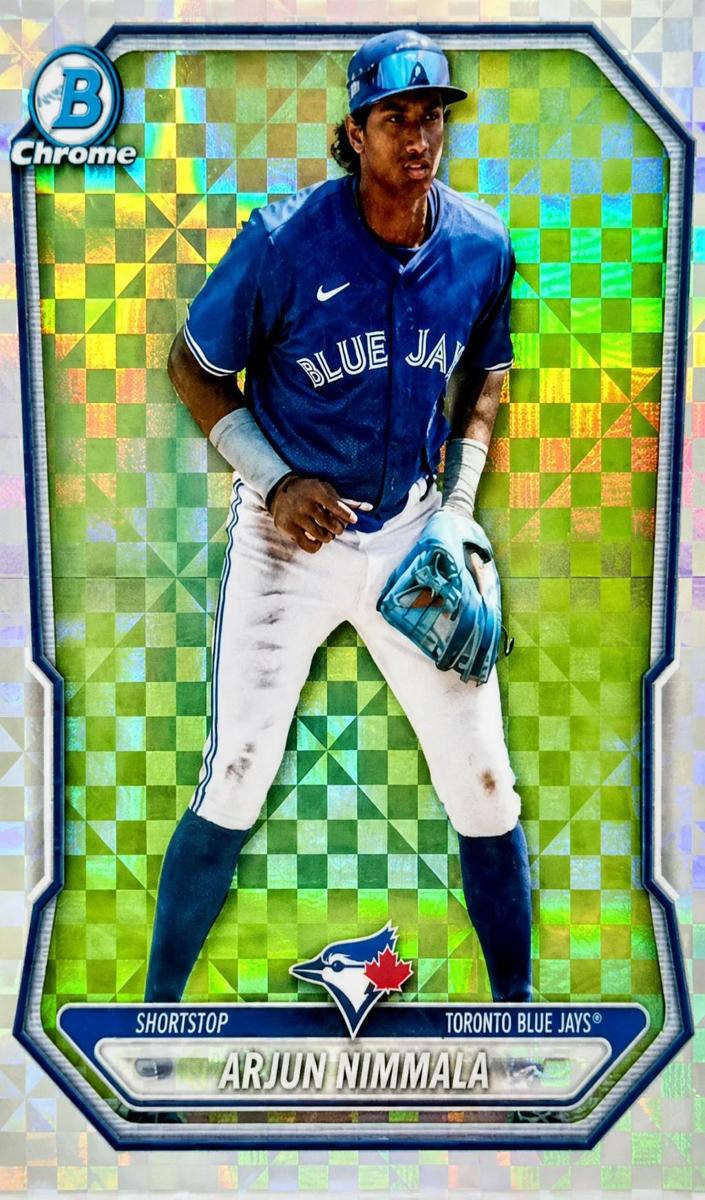 2026 Bowman Baseball X-Fractor Arjun Nimmala #BCP-67