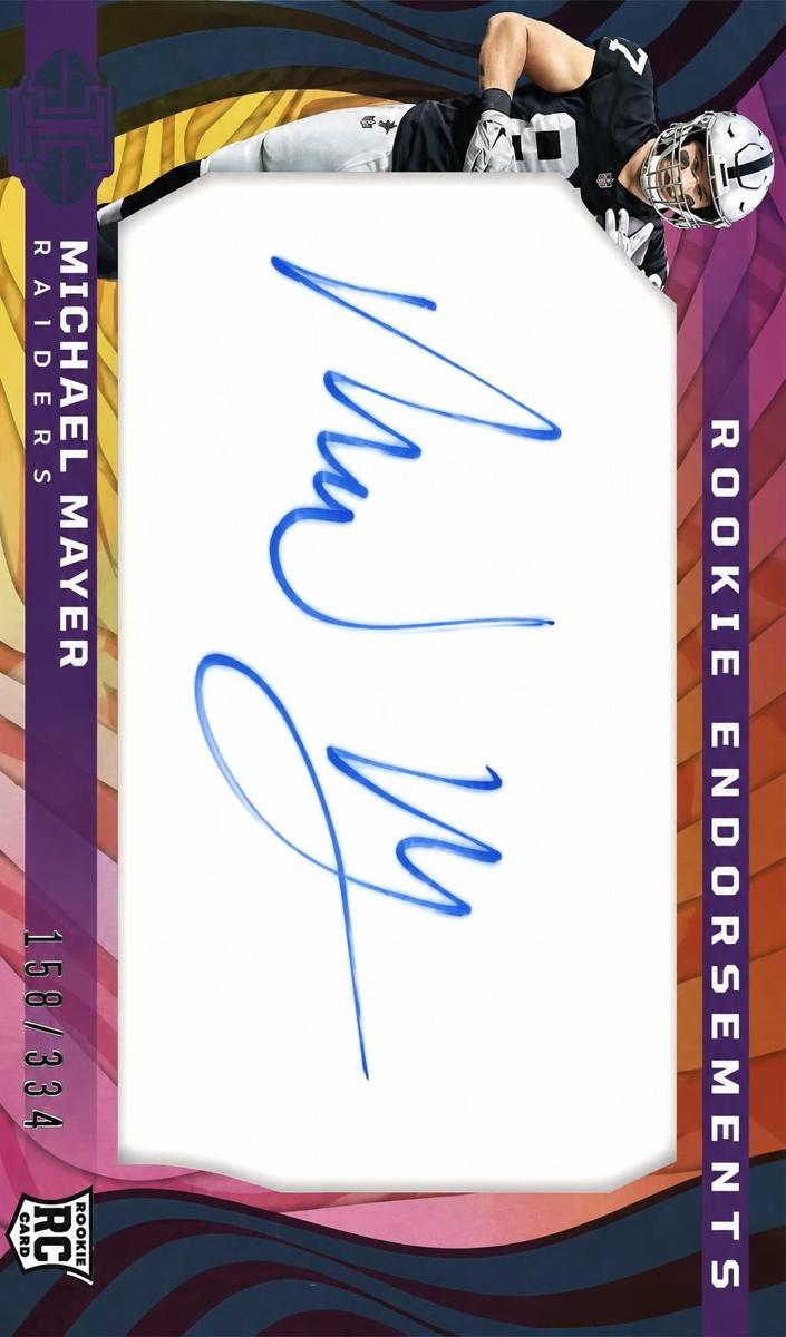 2023 Panini Illusions Football Michael Mayer #RE-MMR SGC 8.5