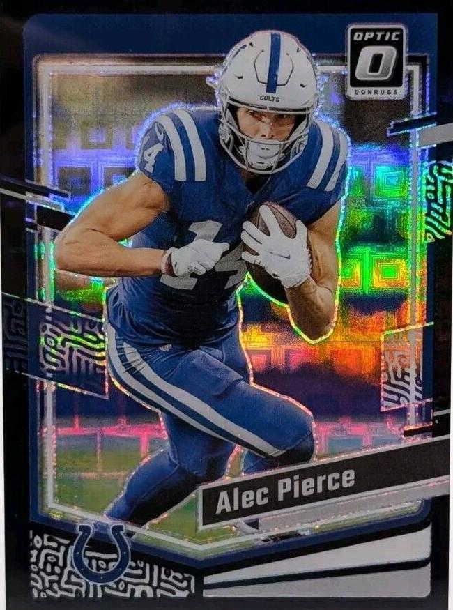 2023 Donruss Optic Football Black Pandora Alec Pierce #75