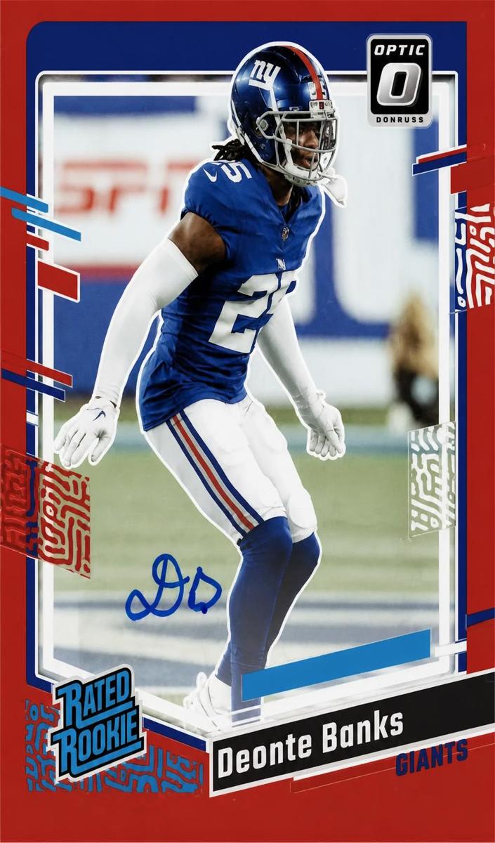 2023 Donruss Optic Football Red Deonte Banks #278