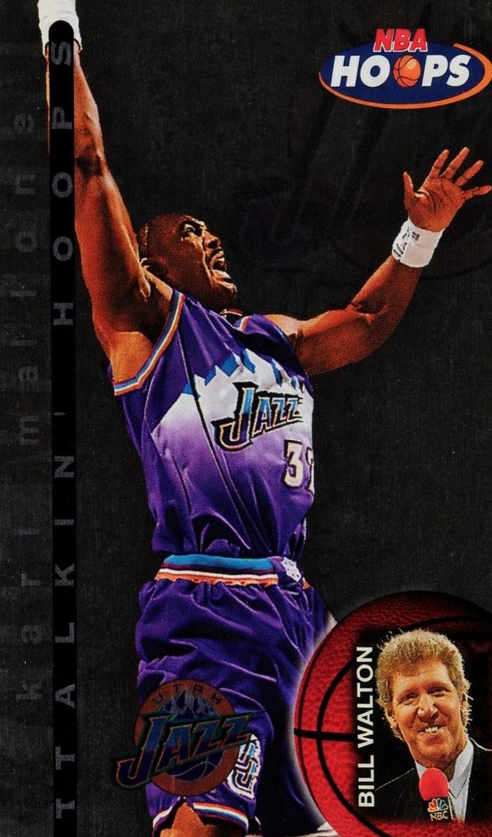1997 Hoops Basketball Karl Malone #27