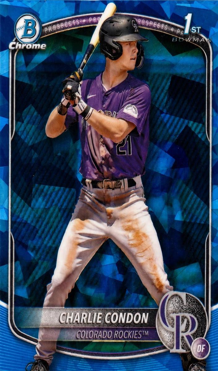 2025 Bowman Sapphire Baseball Charlie Condon #BCP-75