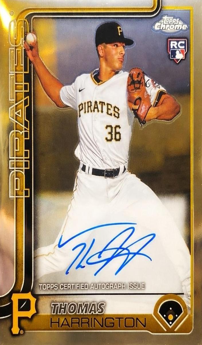 2025 Topps Chrome Baseball Thomas Harrington #RA-THA