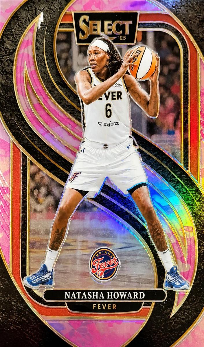 2025 Panini Select WNBA Basketball Pink Camo Natasha Howard #141