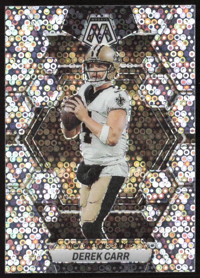 2023 Panini Mosaic Football No Huddle Silver Derek Carr #168