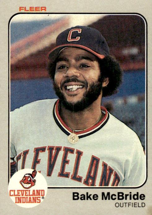 1983 Fleer Baseball Bake McBride #414 PSA 9