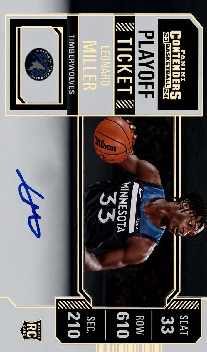 2023 Panini Contenders Basketball Playoff Ticket Leonard Miller #124