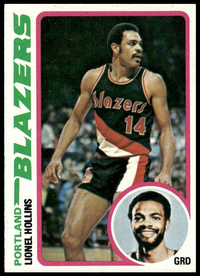 1978 Topps Basketball Lionel Hollins #74 PSA 8