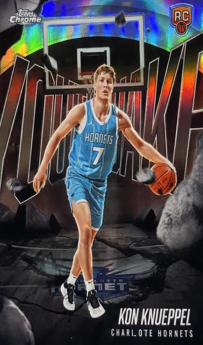 2025 Topps Chrome Basketball Refractor Kon Knueppel #YQ-4 PSA 10