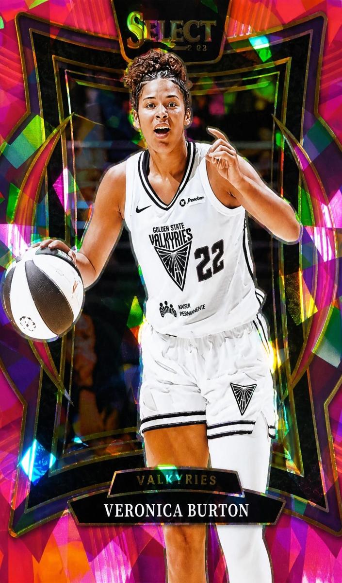 2025 Panini Select WNBA Basketball Pink Ice Veronica Burton #90