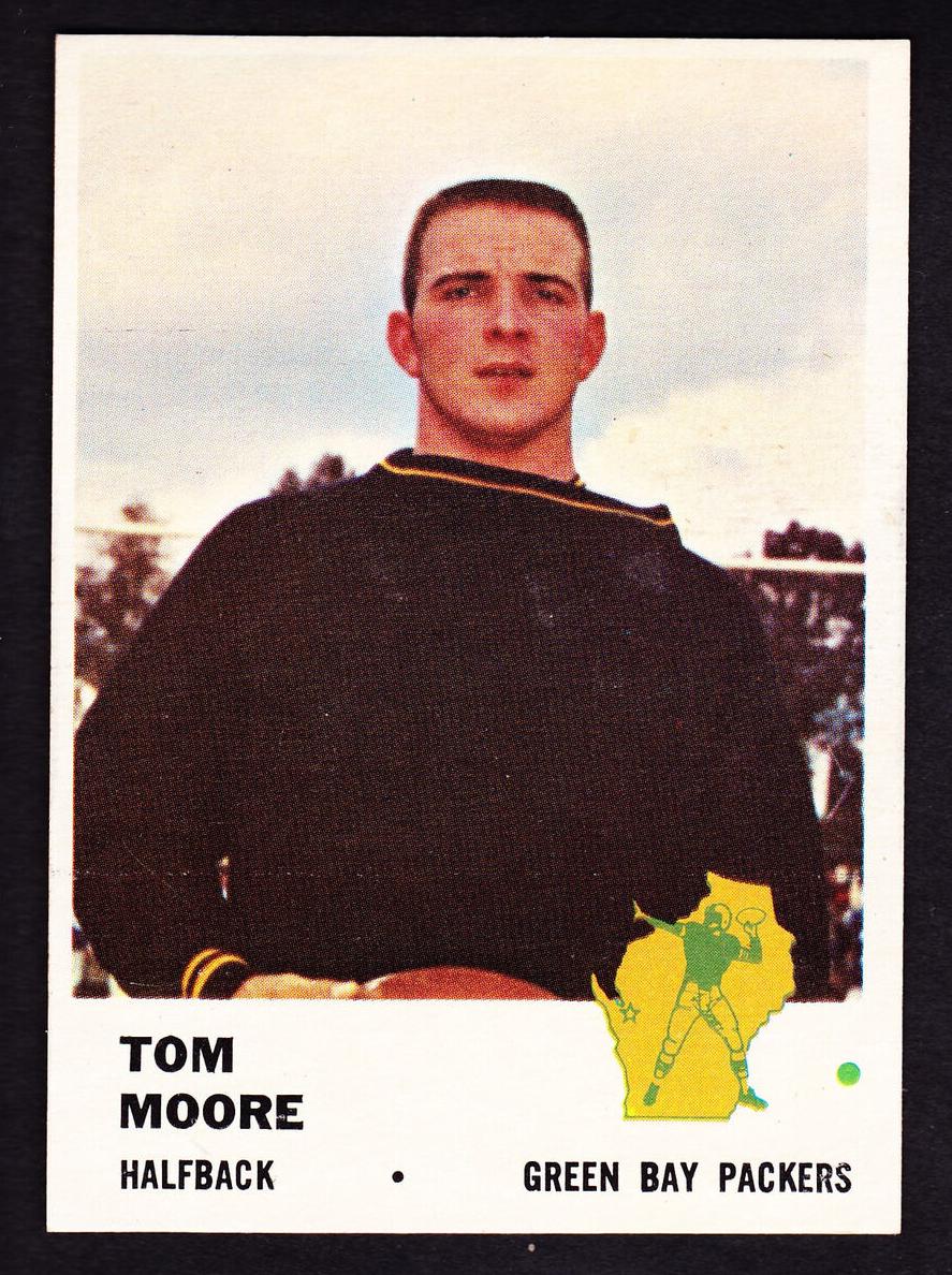 1961 Fleer Football Tom Moore #91 PSA 9