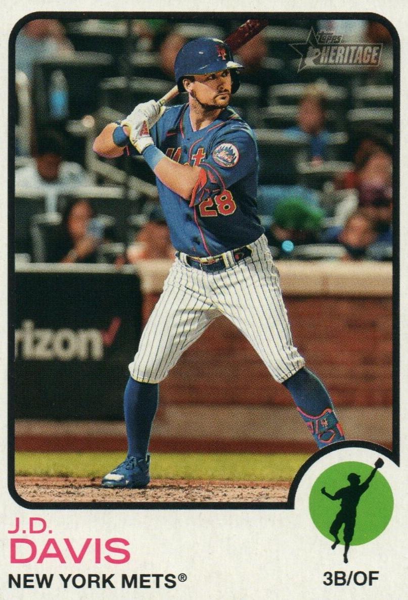 2022 Topps Heritage Baseball J.D. Davis #453