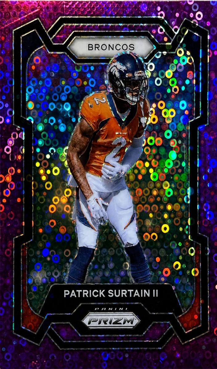 2023 Panini Prizm Football No Huddle Purple Patrick Surtain II #92
