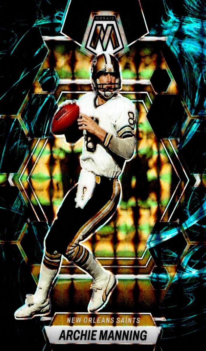 2023 Panini Mosaic Football Genesis Archie Manning #173 PSA 9