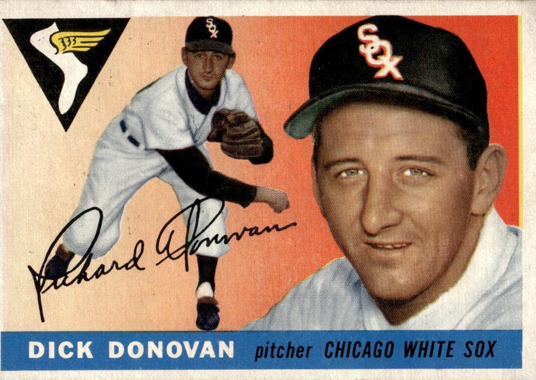 1955 Topps Baseball Dick Donovan #146 PSA 7