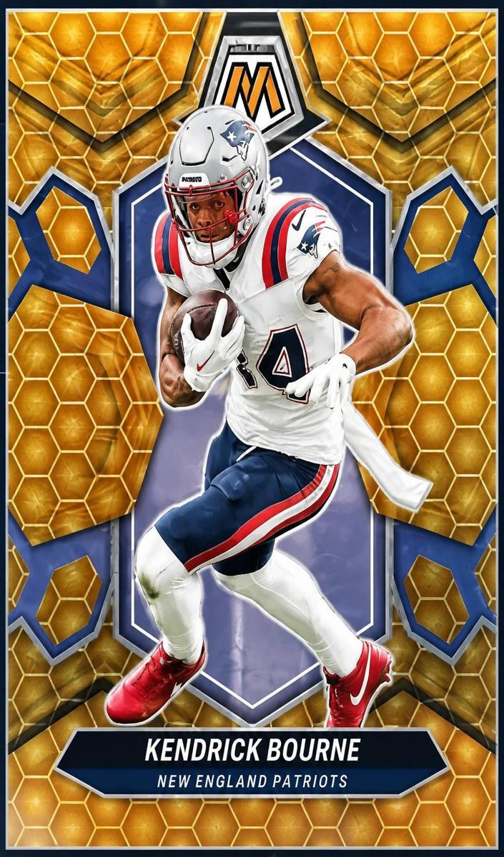 2024 Panini Mosaic Football Honeycomb Kendrick Bourne #150