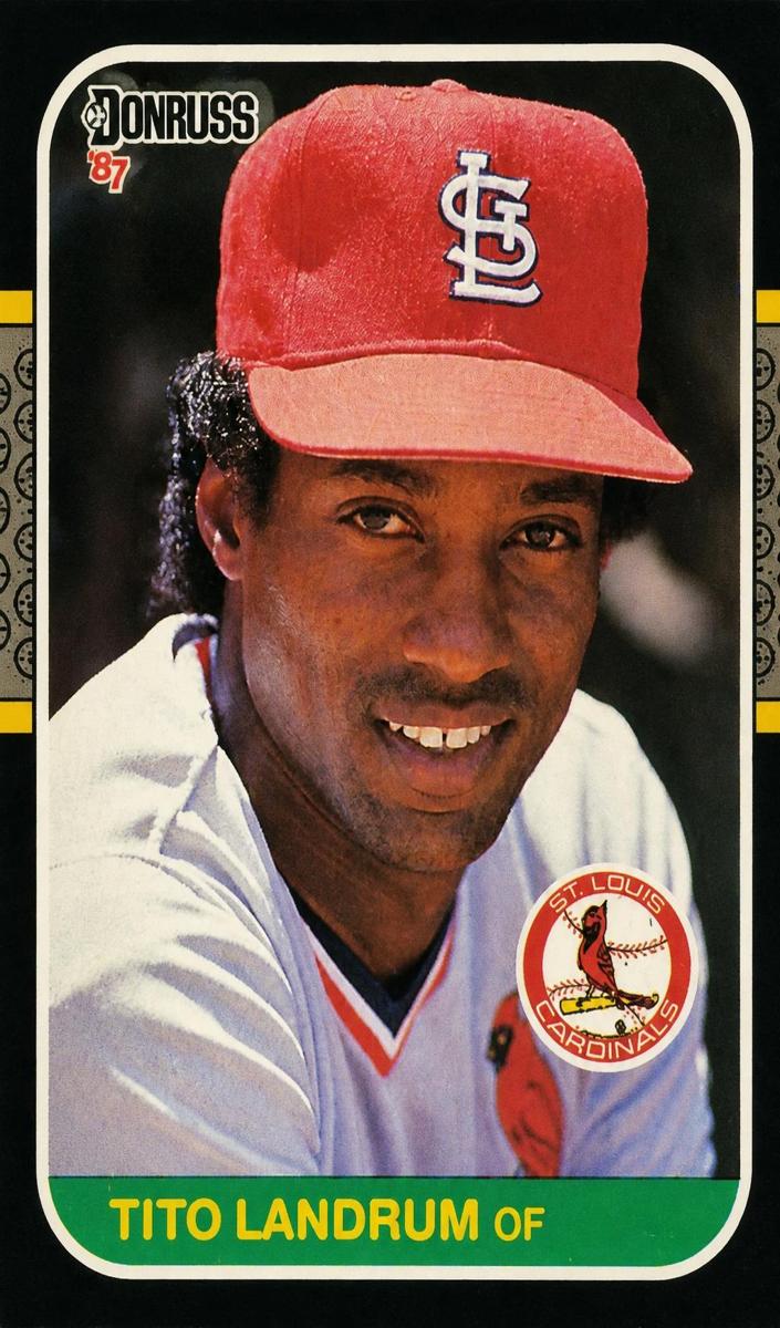 1987 Donruss Baseball Tito Landrum #386