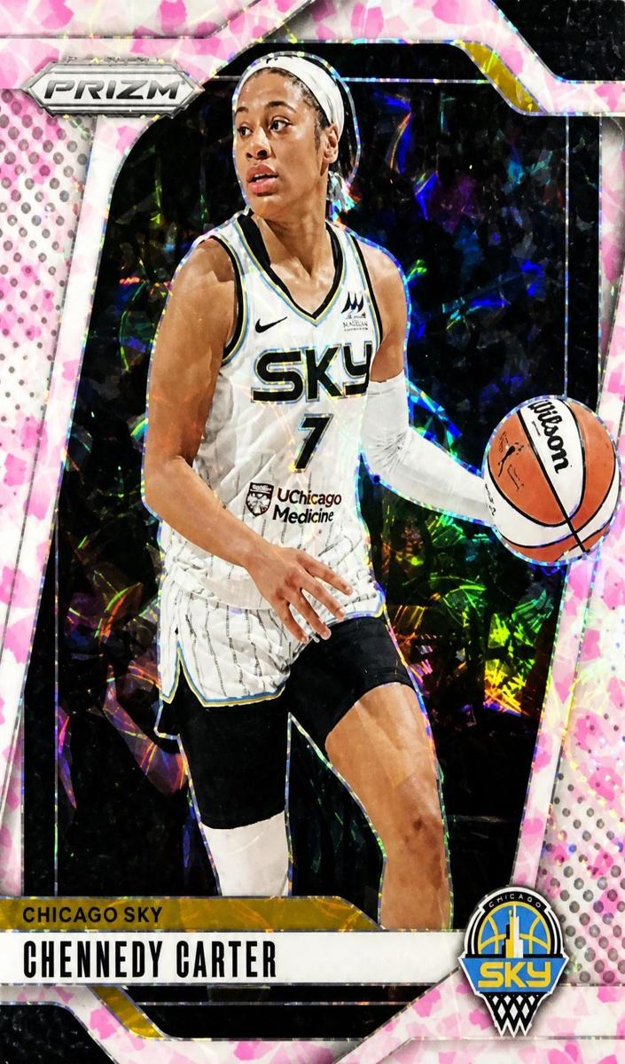 2024 Panini Prizm WNBA Basketball Cherry Blossom FOTL Chennedy Carter #66 PSA 10