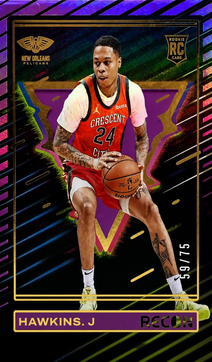 2023 Panini Recon Basketball Holo Purple Jordan Hawkins #229
