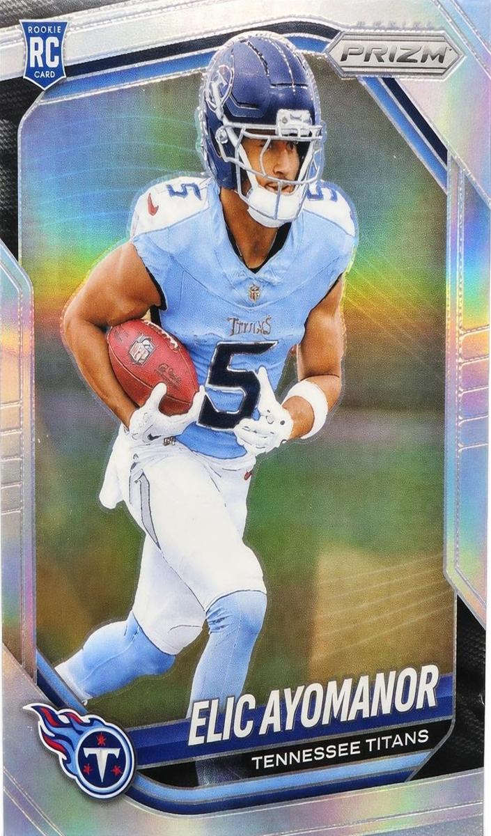 2025 Panini Prizm Football Silver Elic Ayomanor #321 PSA 10