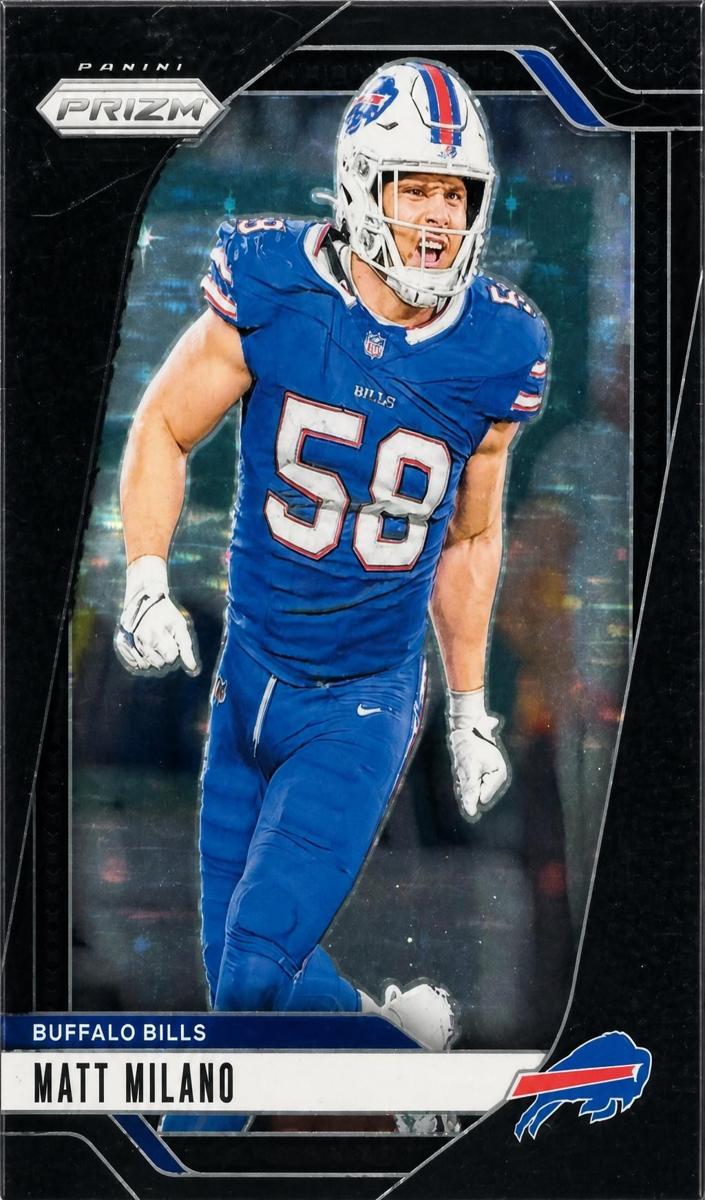2024 Panini Prizm Football Black Stars Matt Milano #33