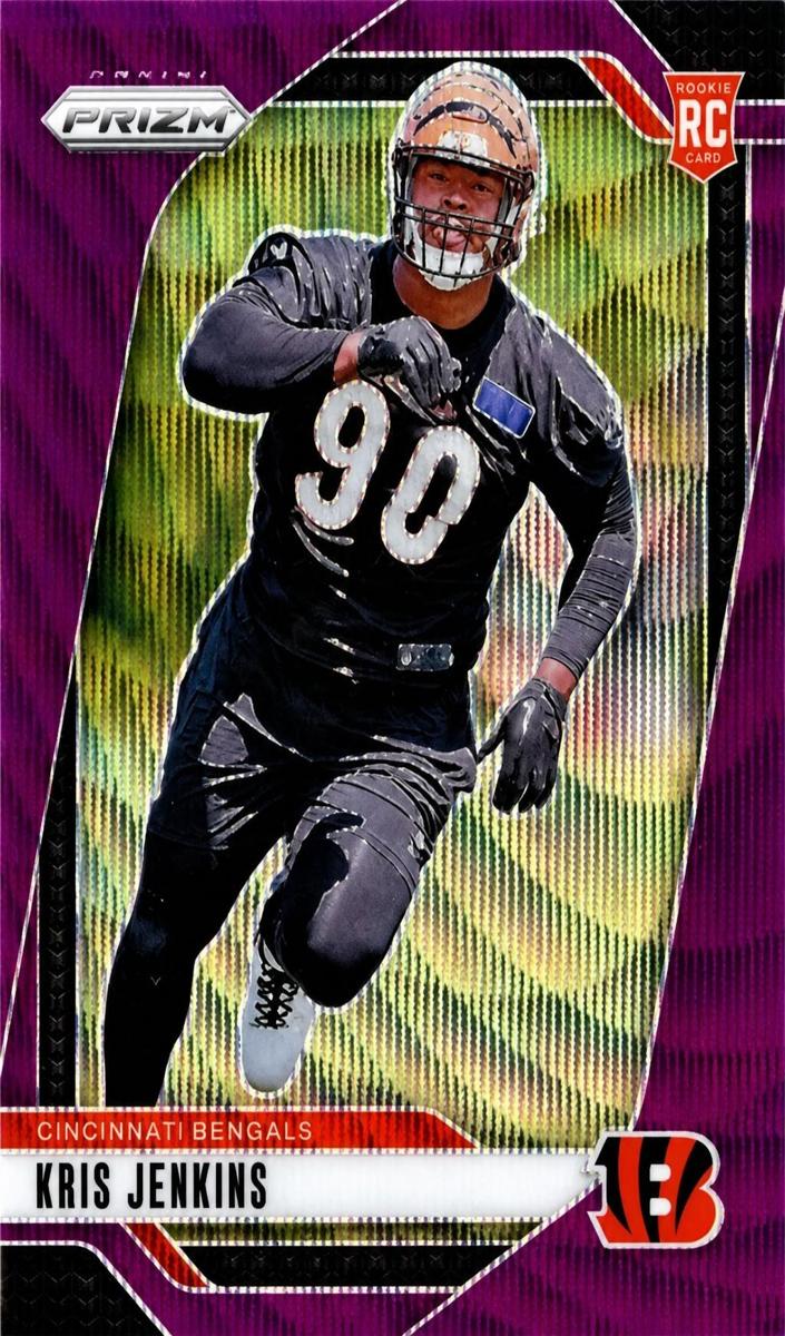 2024 Panini Prizm Football Purple Wave Kris Jenkins #364