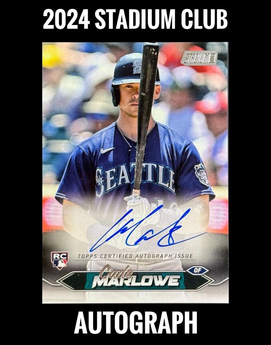 2024 Topps Stadium Club Baseball Cade Marlowe #SCBA-CMR