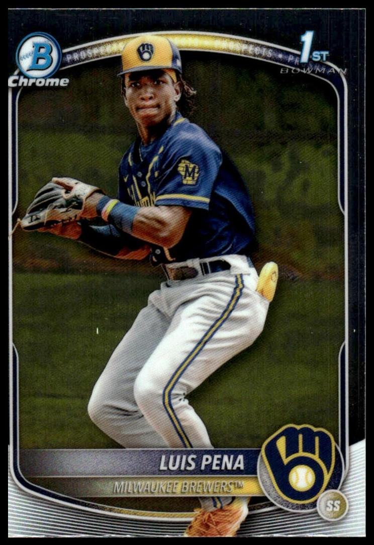 2025 Bowman Chrome Prospects Baseball Luis Pena #BCP-38