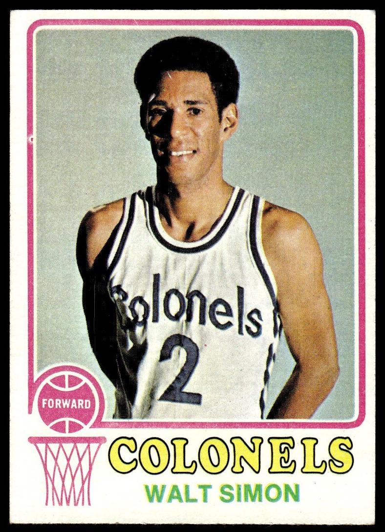 1973 Topps Basketball Walt Simon #218 PSA 9