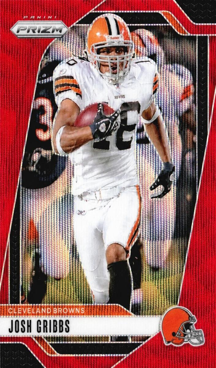 2024 Panini Prizm Football Red Wave Josh Cribbs #72