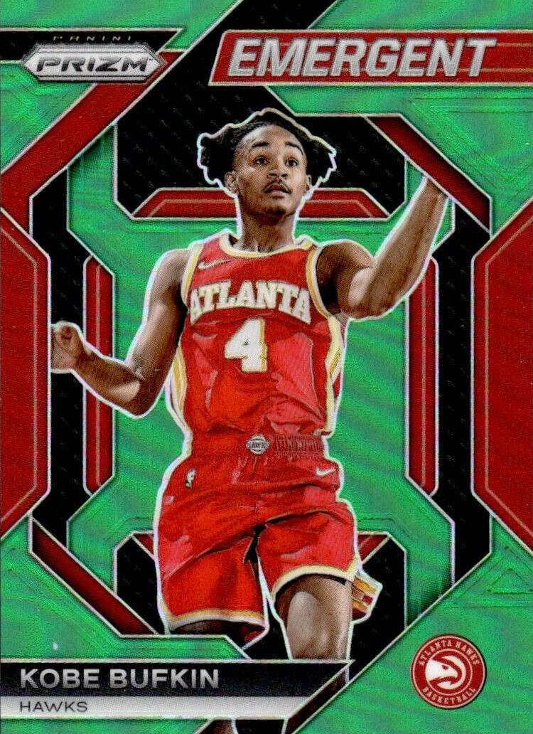 2023 Panini Prizm Basketball Green Kobe Bufkin #9
