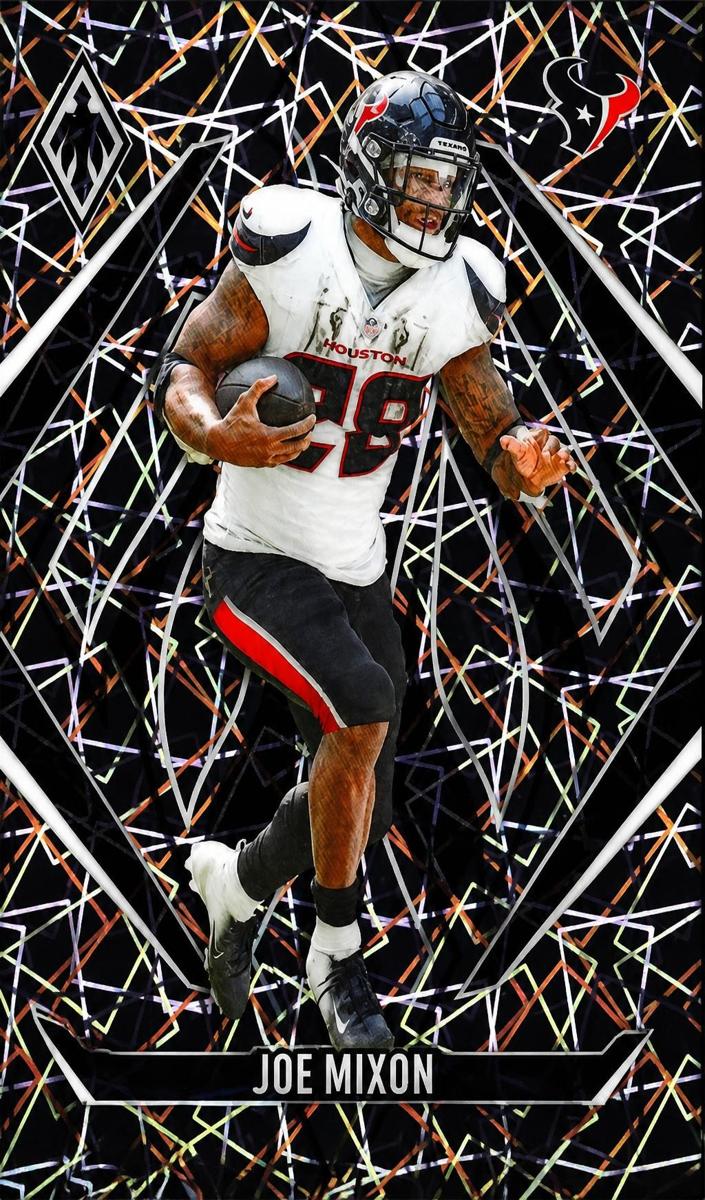 2024 Panini Phoenix Football Purple Lazer Joe Mixon #81