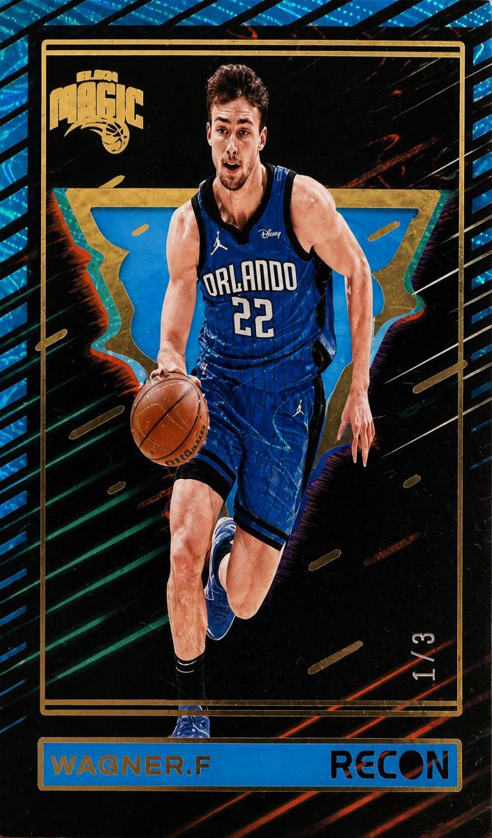 2023 Panini Recon Basketball Holo Platinum Swirl FOTL Franz Wagner #151 PSA 6.5