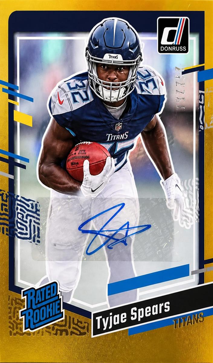2023 Panini Donruss Football Gold Tyjae Spears #396