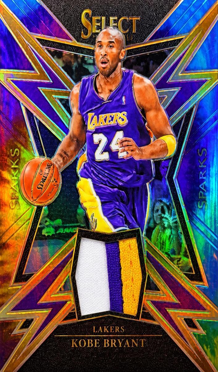 2017 Panini Select Basketball Tie-Dye Prizm Kobe Bryant #6