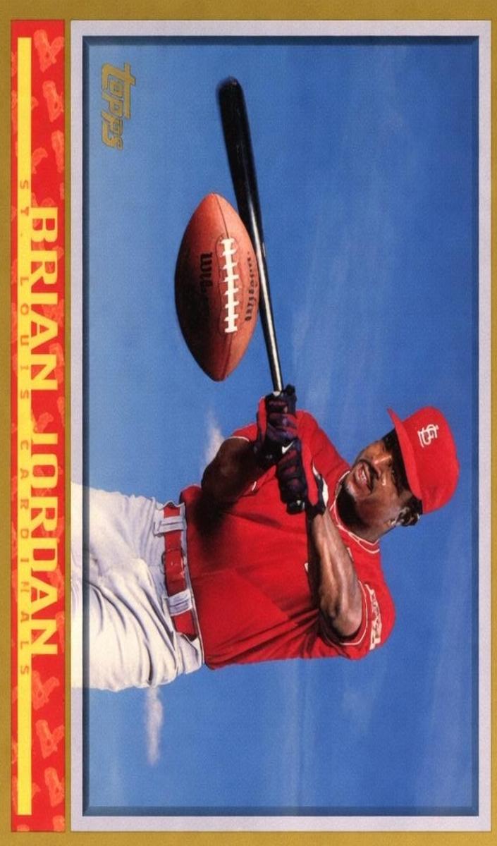 1998 Topps Baseball Brian Jordan #287 PSA 9