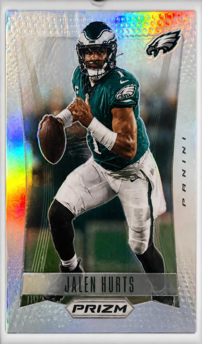 2022 Panini Prizm Football Silver Prizm Jalen Hurts #PF-7 PSA 9