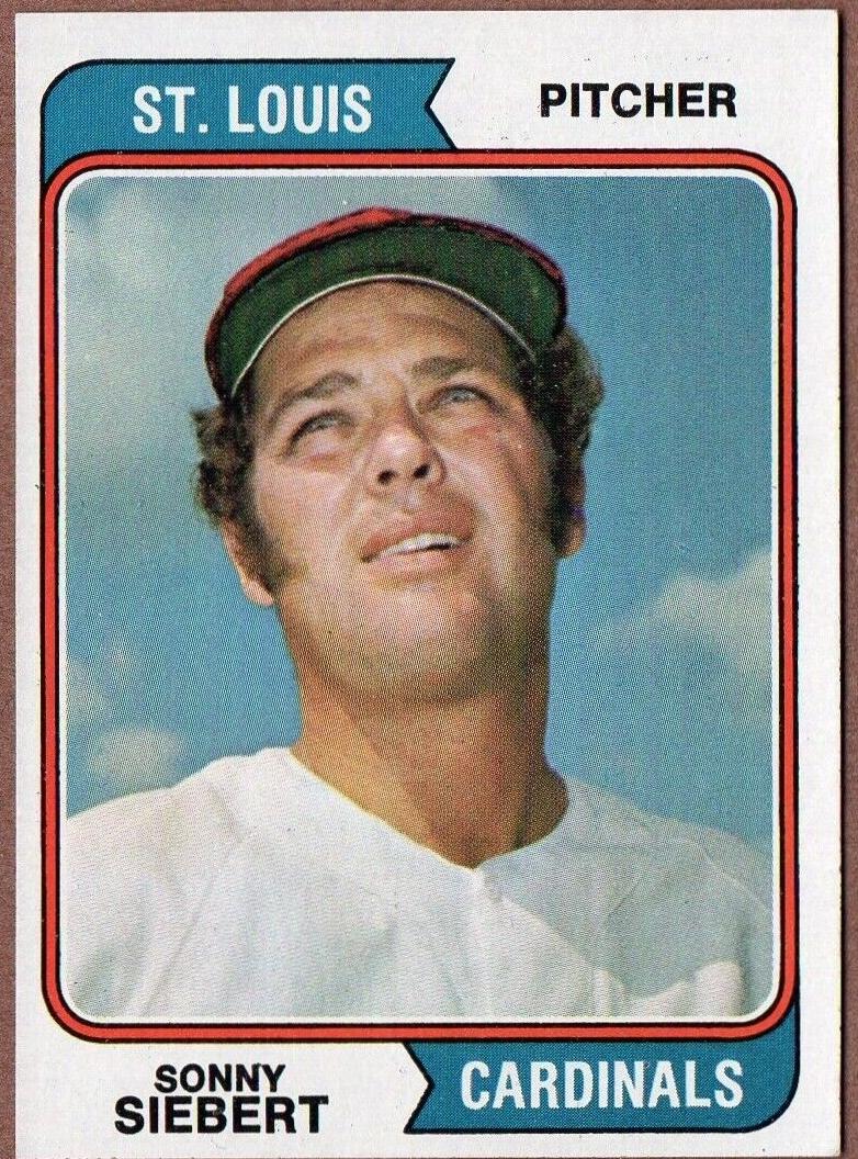 1974 Topps Baseball Sonny Siebert #548