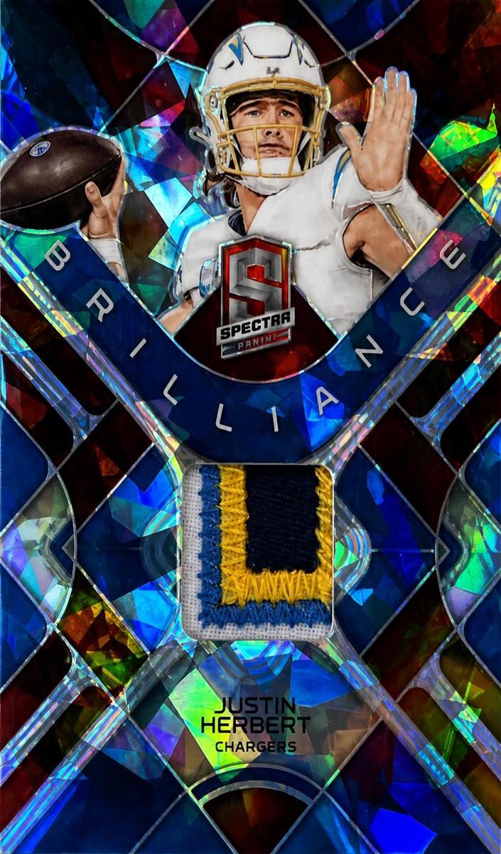 2023 Panini Spectra Football Astral Justin Herbert #BRI-JHE