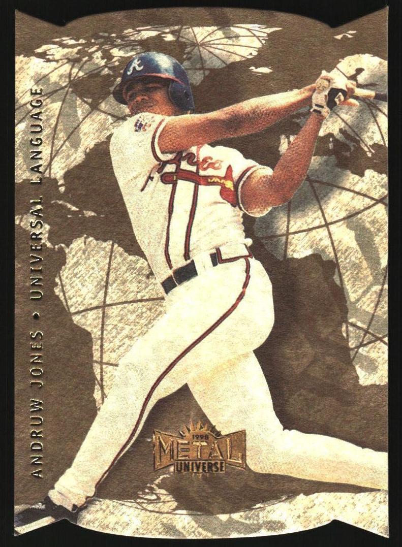 1998 Metal Universe Baseball Andruw Jones #7UL