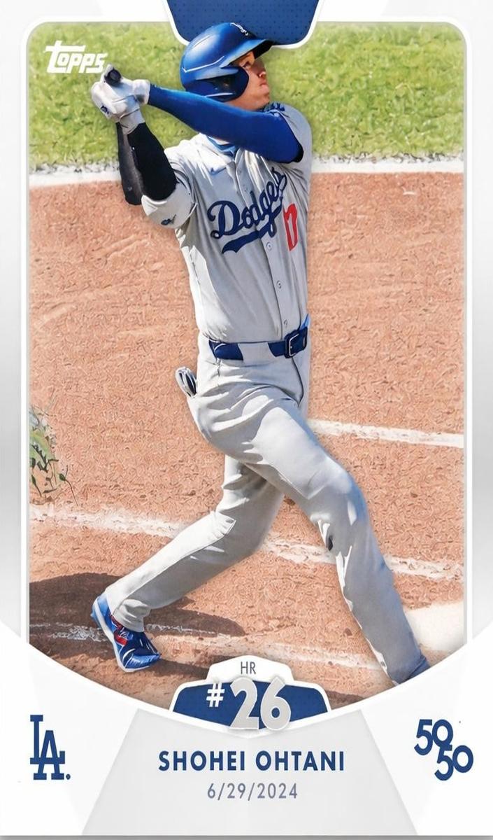 2024 Topps 50/50 Shohei Ohtani Baseball Shohei Ohtani #42
