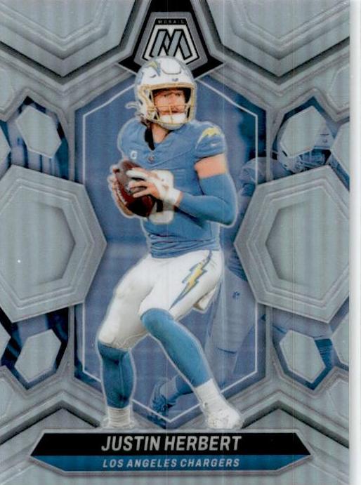 2024 Panini Mosaic Football Silver Justin Herbert #120