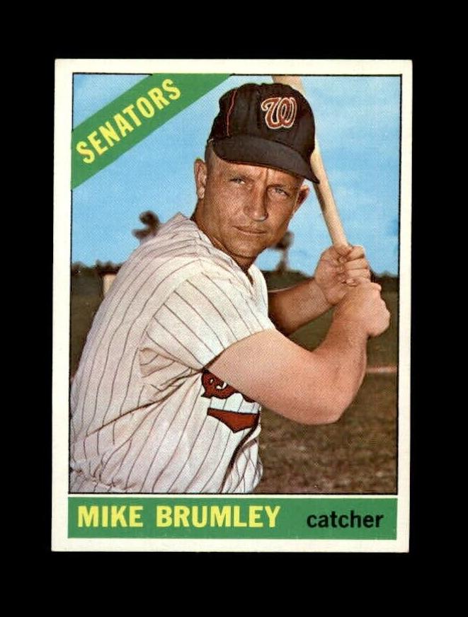 1966 Topps Baseball Mike Brumley #29 PSA 7