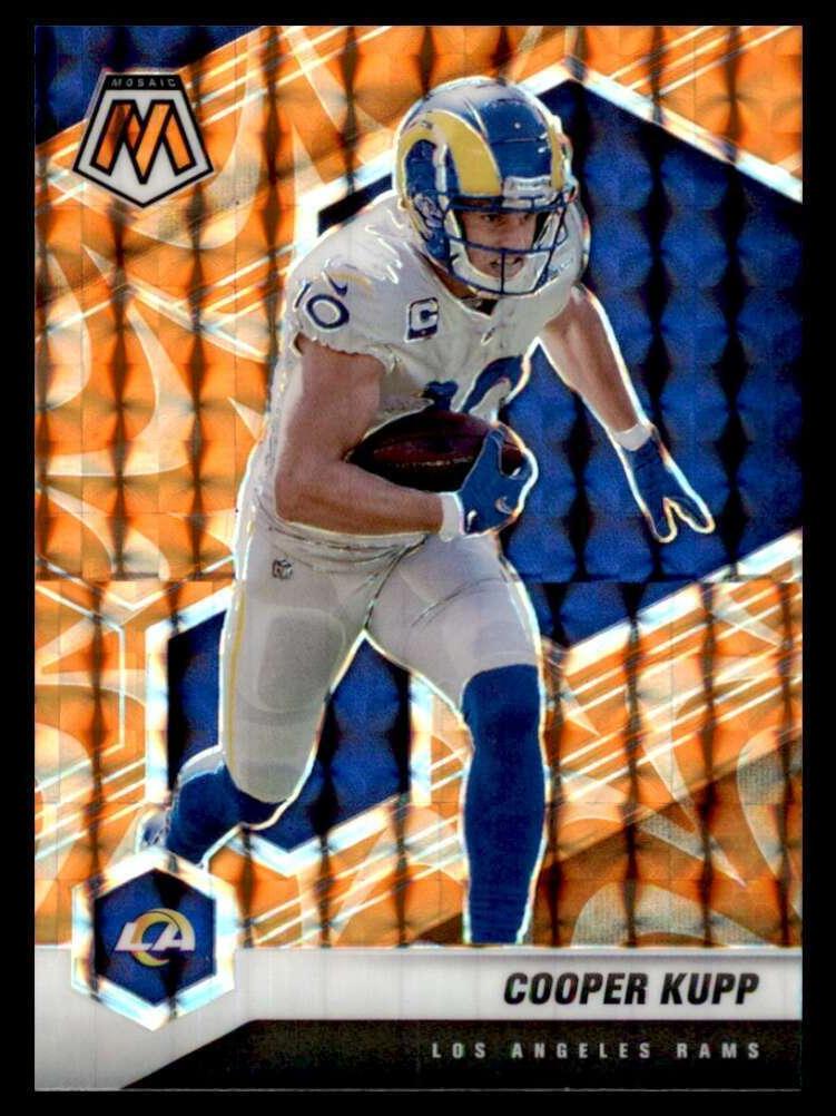 2021 Panini Mosaic Football Reactive Orange Cooper Kupp #118