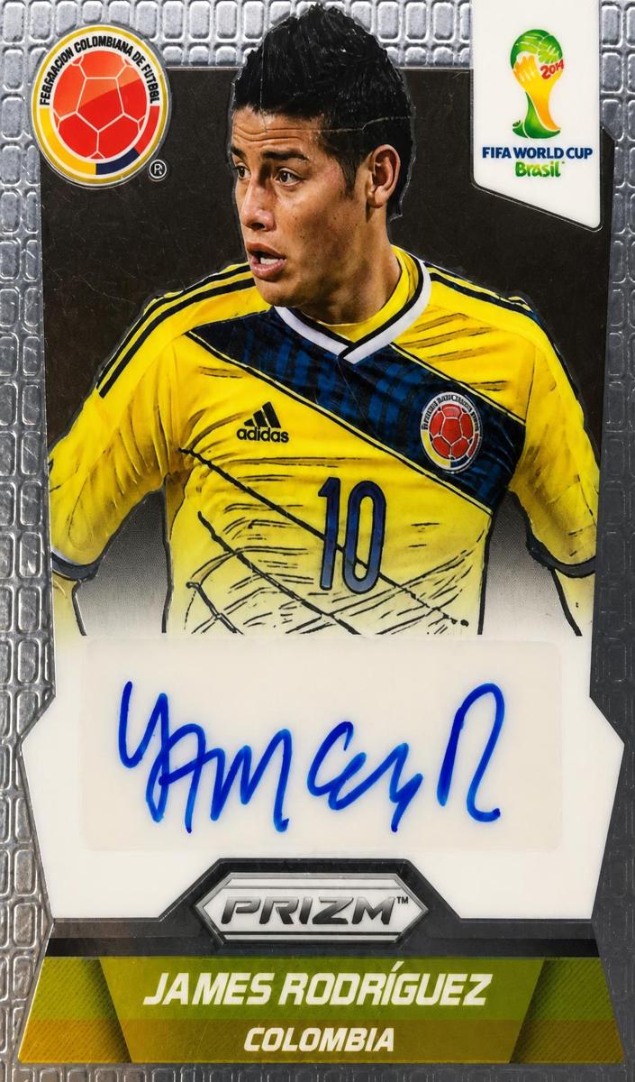 2014 Panini Prizm World Cup Soccer James Rodriguez #14 BGS 9.5